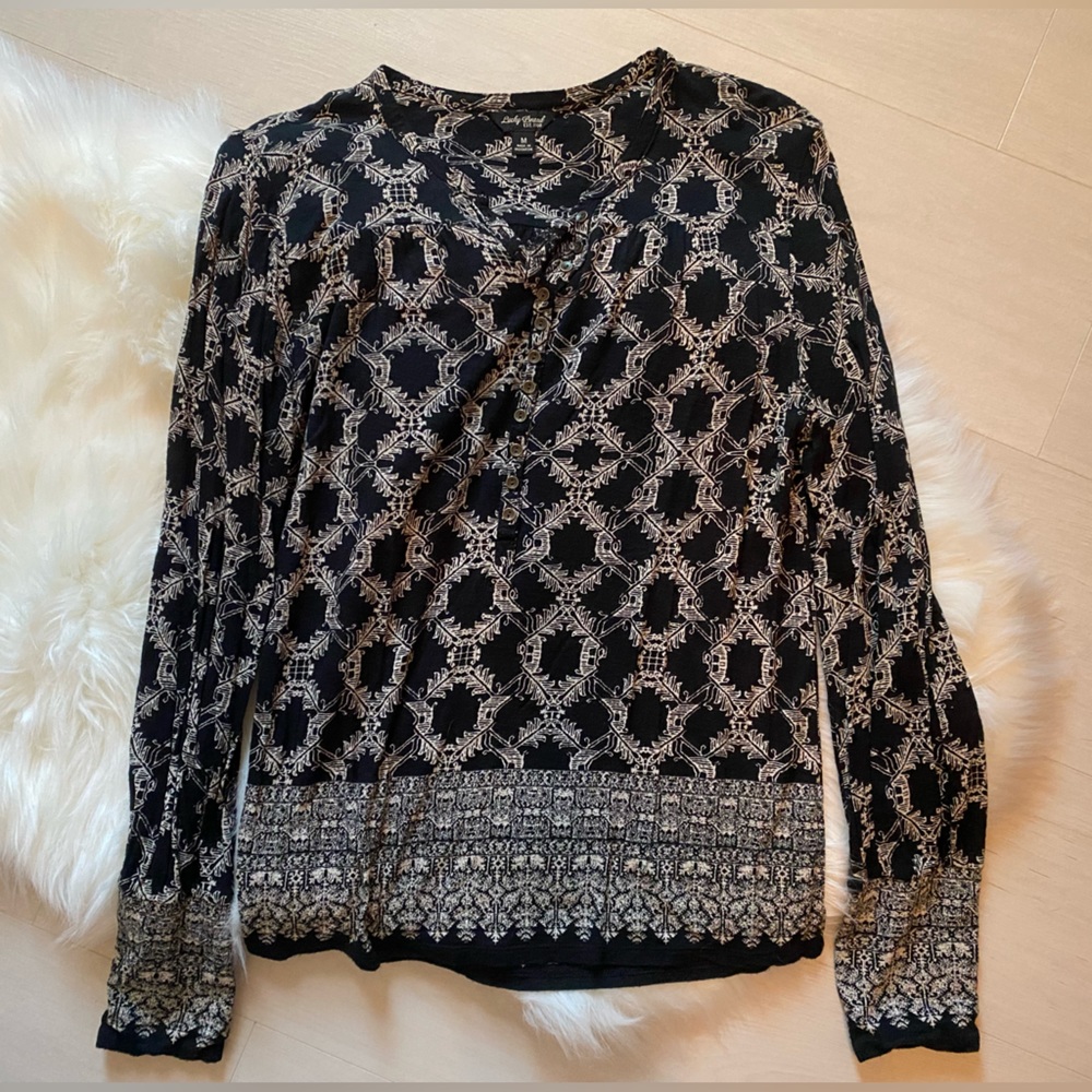 Lucky Brand Button Up Top